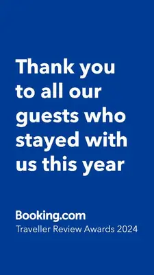 a blue background with the words thank you to all our guests who stayed with us at City of the Kings - Pastel Apartment Lubelska 10 in Kraków