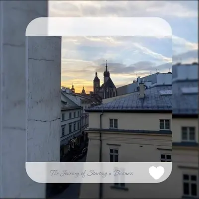 a picture of a city with a view of a building at REAL Hostel in Kraków